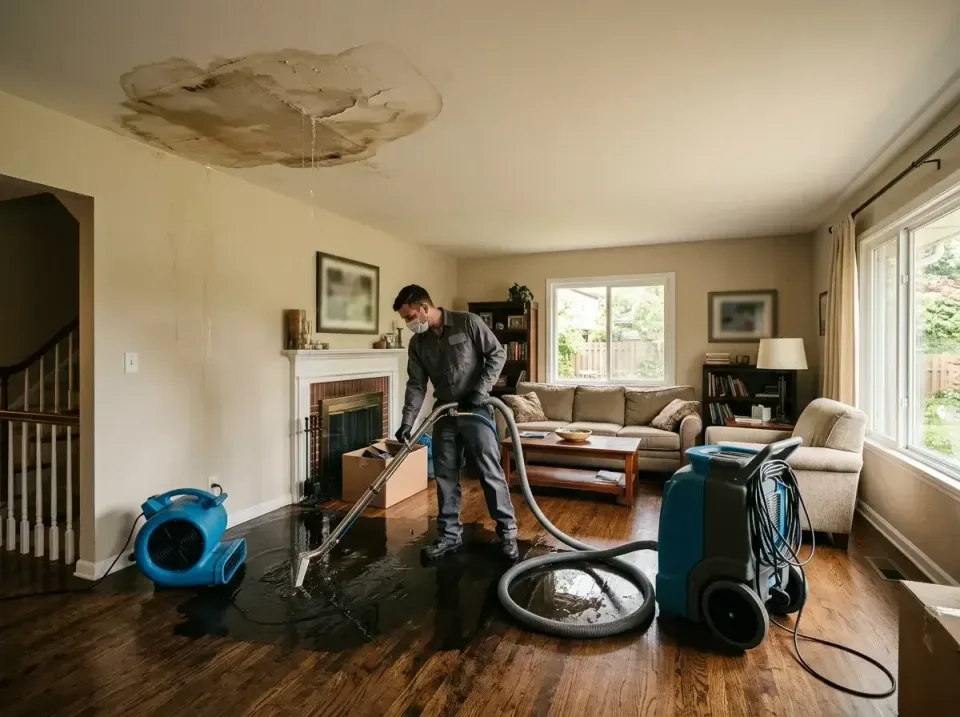attic-pipe-burst-ceiling-drip-008 — frequently asked questions, Water Damage Restoration & Carpet Care in Strathmore, NJ